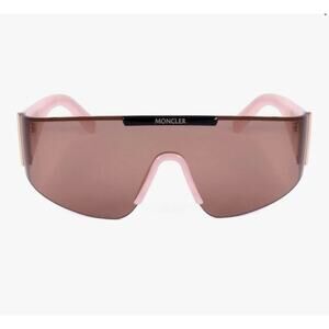 Moncler Ombrate Mask Sunglasses - 25E Pink/Brown